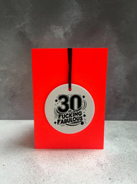 30 Fabulous | Cheeky Charm Birthday Card