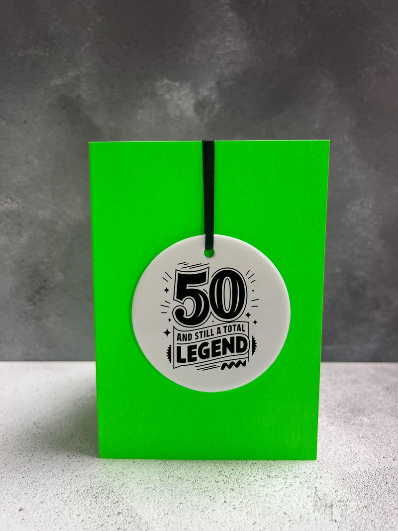 50 Legend | Cheeky Charm Birthday Card