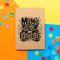 Mum's My Favourite | Father's Day Card