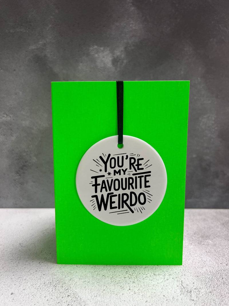 Favourite Weirdo | Cheeky Charm Valentine's Card