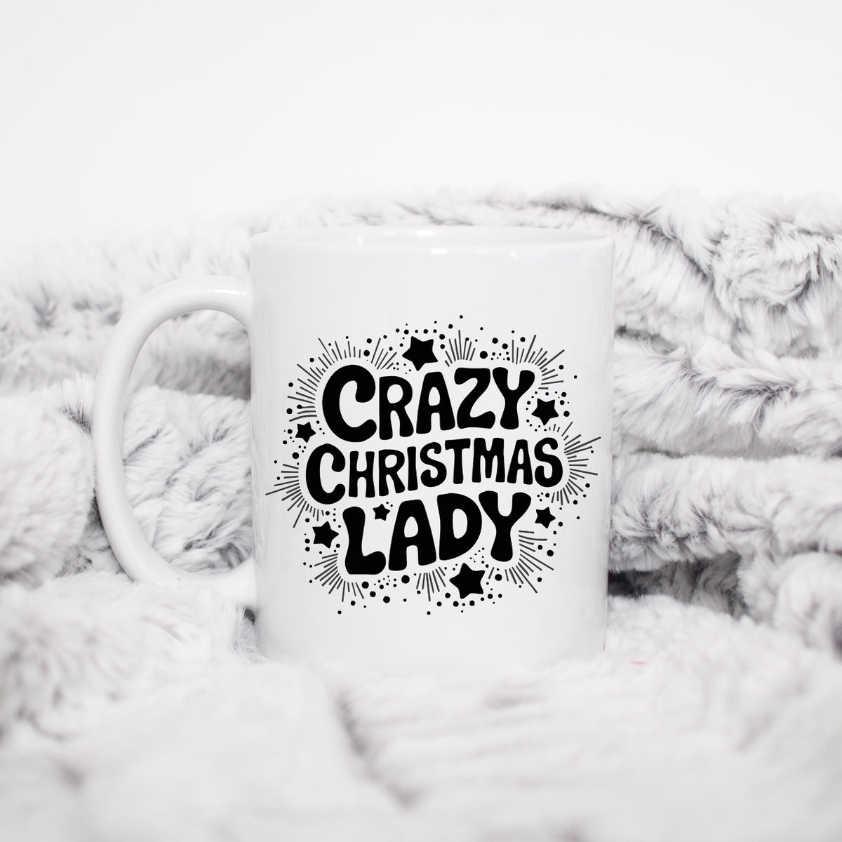 Crazy Christmas Lady | Mug