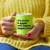 Funny Slogan Neon Mug || Shits & Giggles.